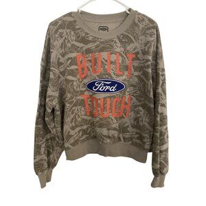 Ford Built Tough Camo Sweatshirt M Hybrid Apparel Licensed Pullover